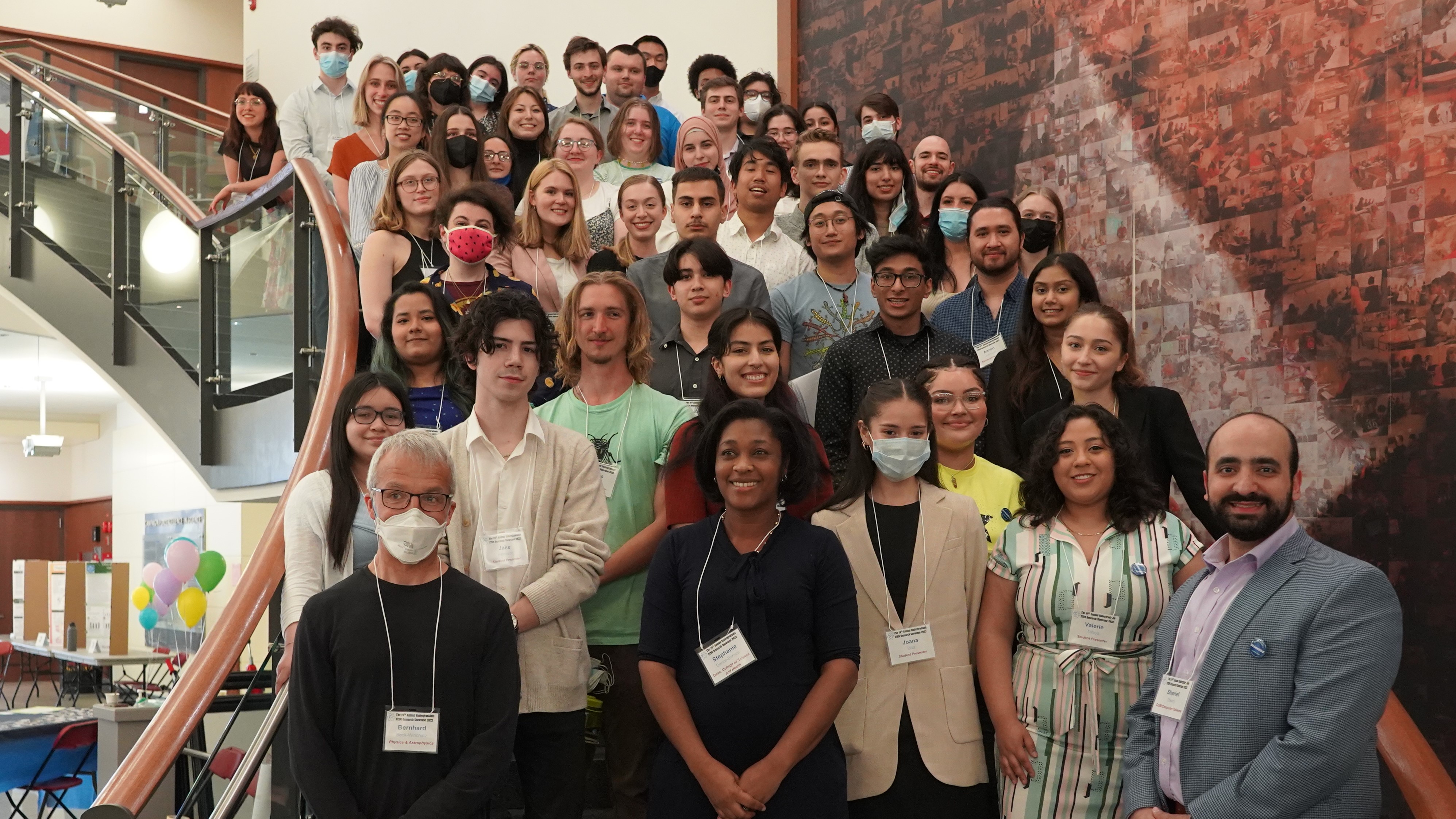 Spring 2022 STEM Research Showcase group photo